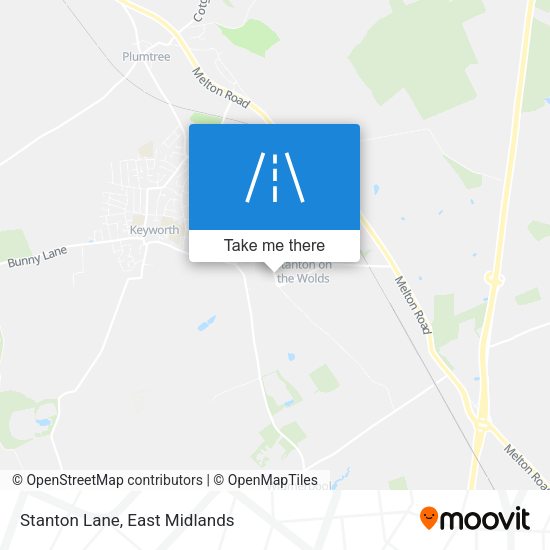 Stanton Lane map