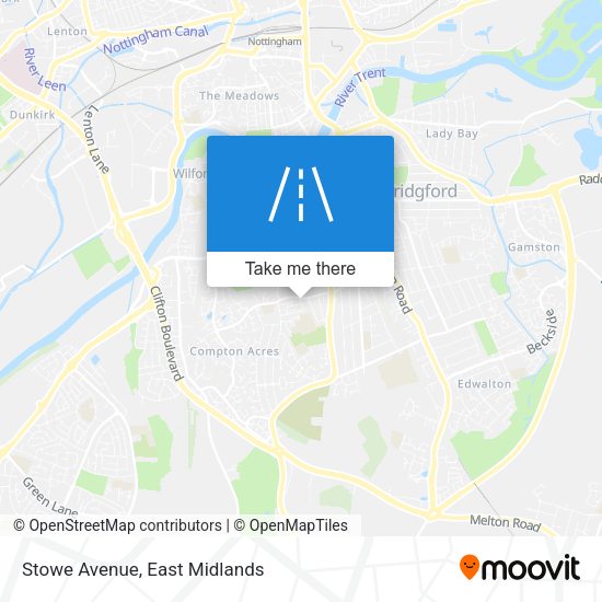 Stowe Avenue map