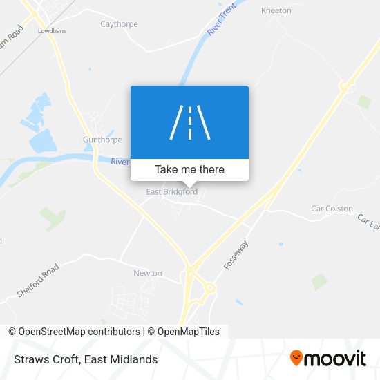 Straws Croft map