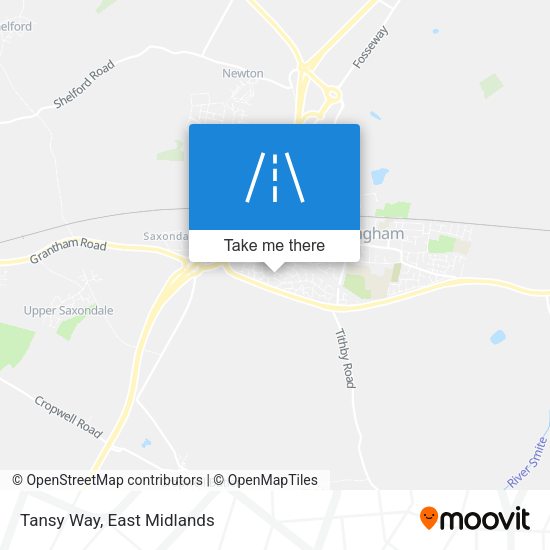 Tansy Way map