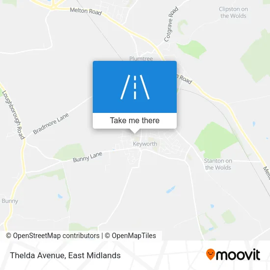 Thelda Avenue map
