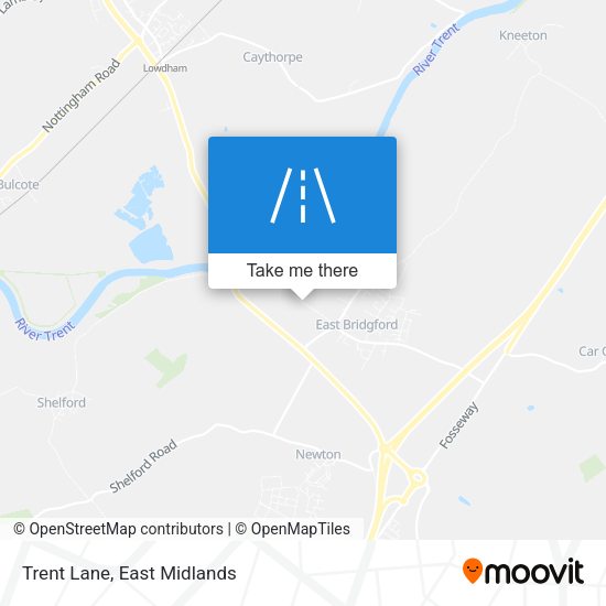 Trent Lane map