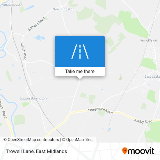 Trowell Lane map