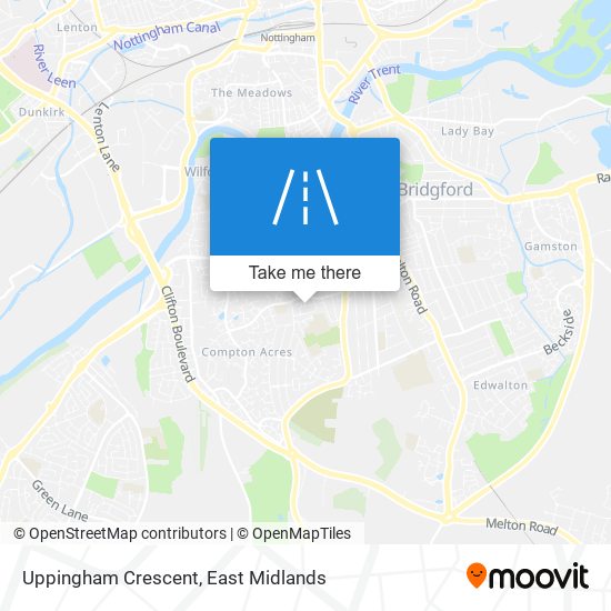 Uppingham Crescent map