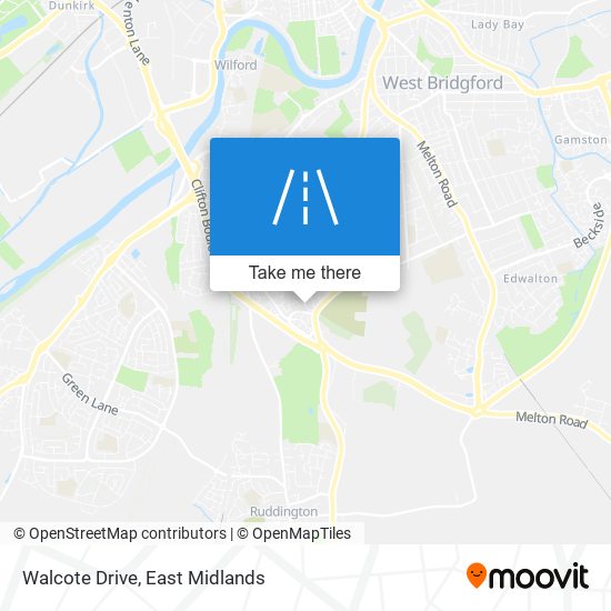 Walcote Drive map