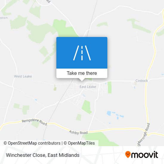 Winchester Close map