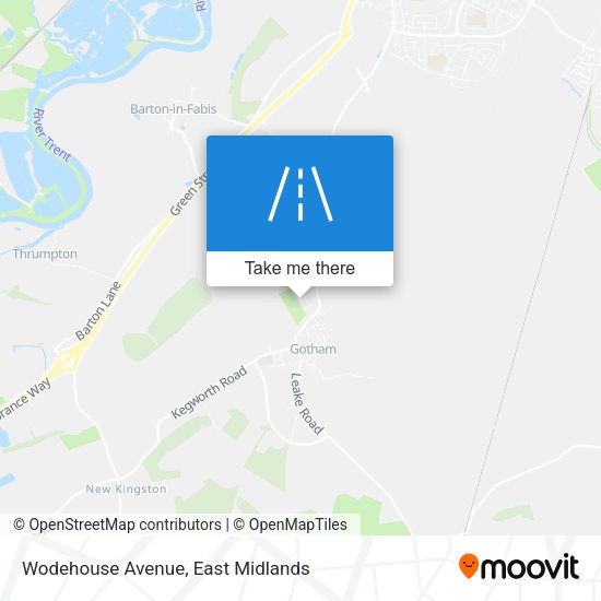 Wodehouse Avenue map