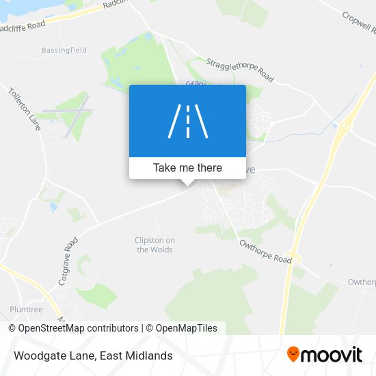 Woodgate Lane map
