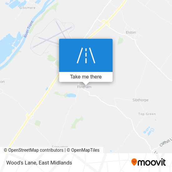 Wood's Lane map