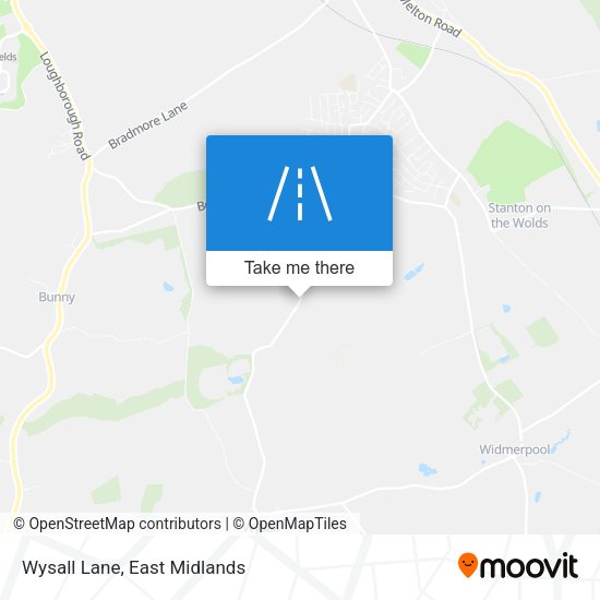 Wysall Lane map