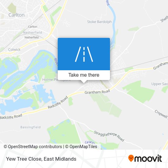 Yew Tree Close map