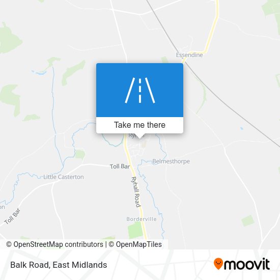 Balk Road map