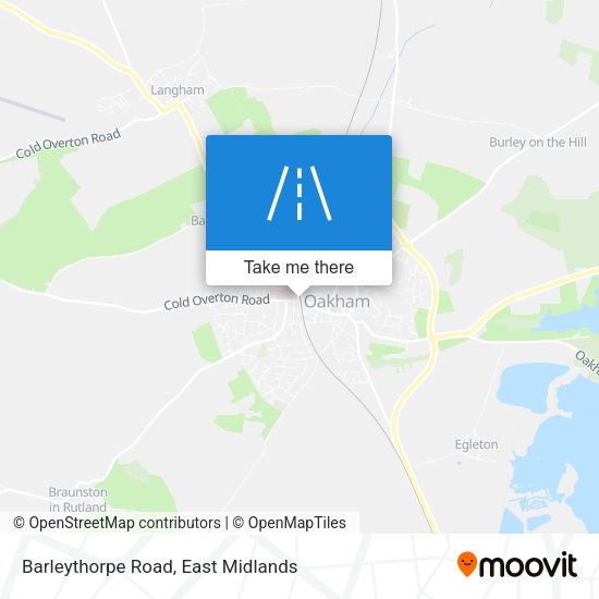 Barleythorpe Road map