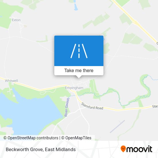 Beckworth Grove map