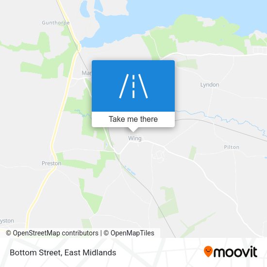 Bottom Street map