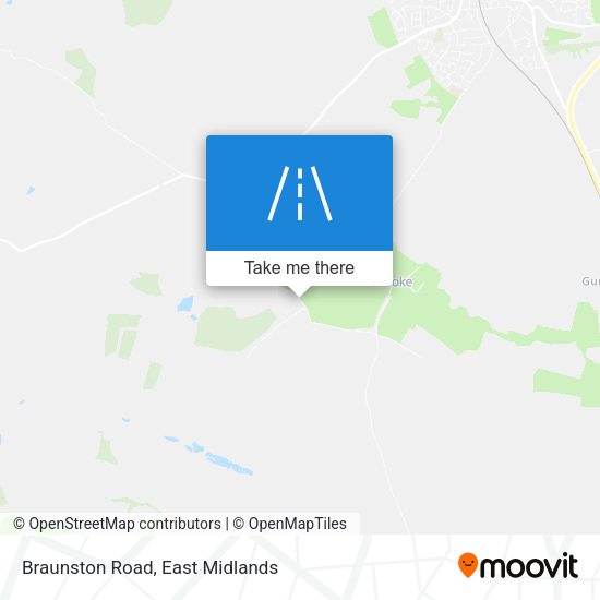 Braunston Road map