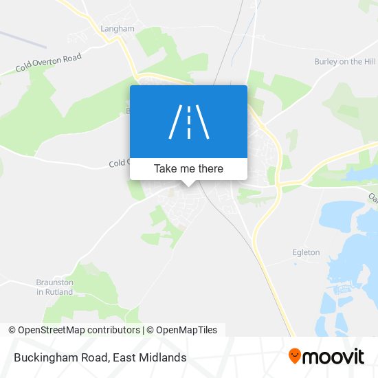 Buckingham Road map