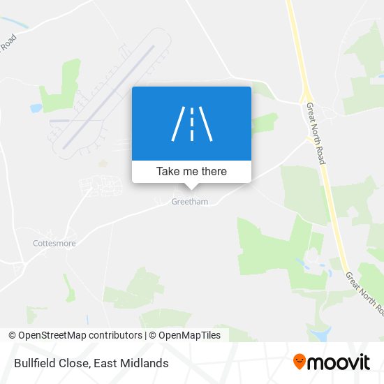 Bullfield Close map