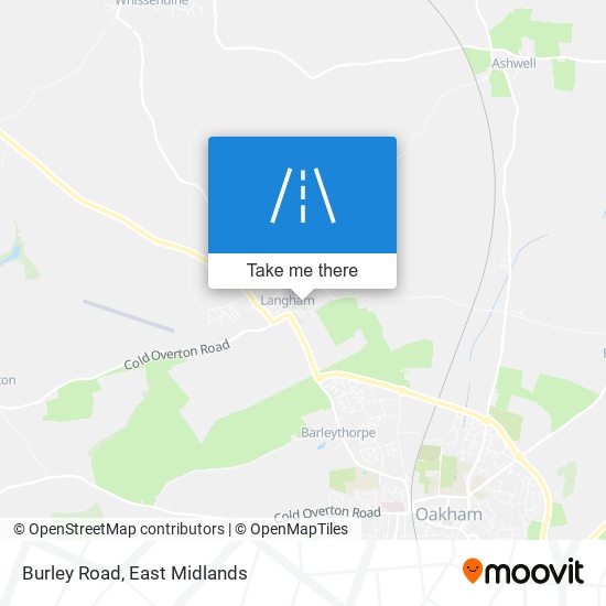 Burley Road map