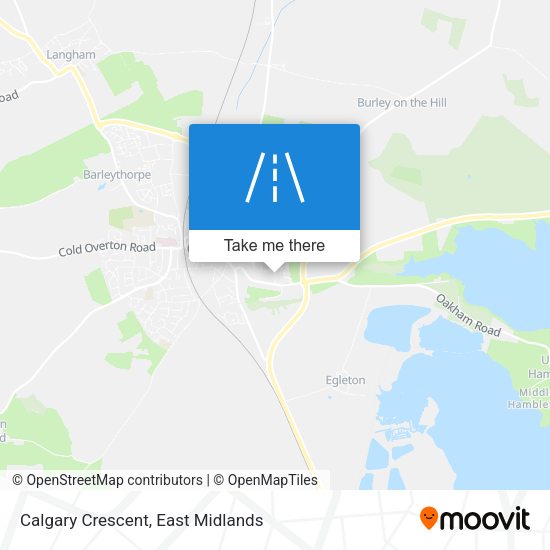 Calgary Crescent map