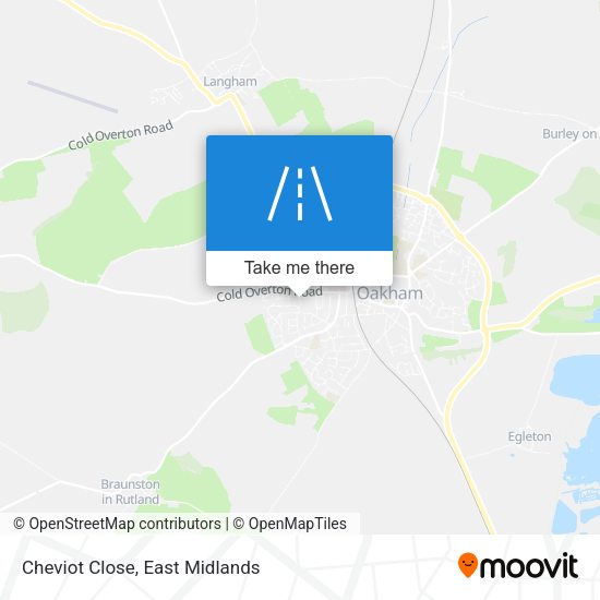 Cheviot Close map