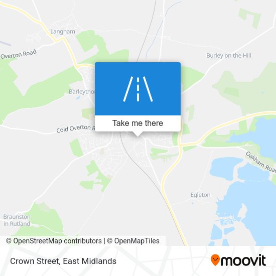 Crown Street map