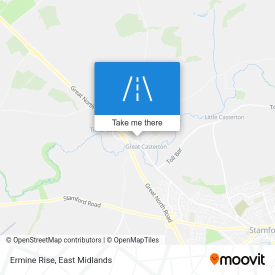 Ermine Rise map