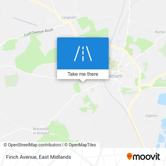 Finch Avenue map
