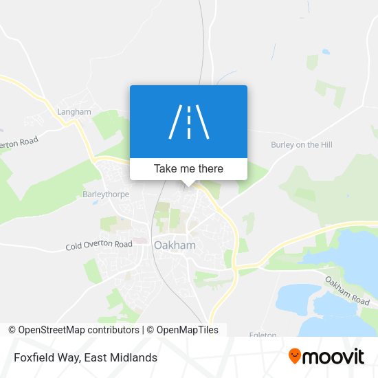 Foxfield Way map