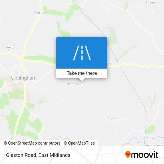 Glaston Road map