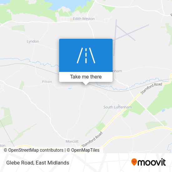 Glebe Road map