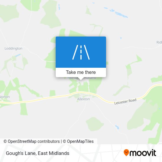 Gough's Lane map