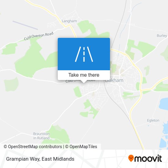 Grampian Way map