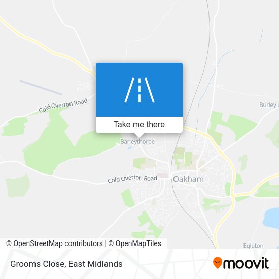 Grooms Close map