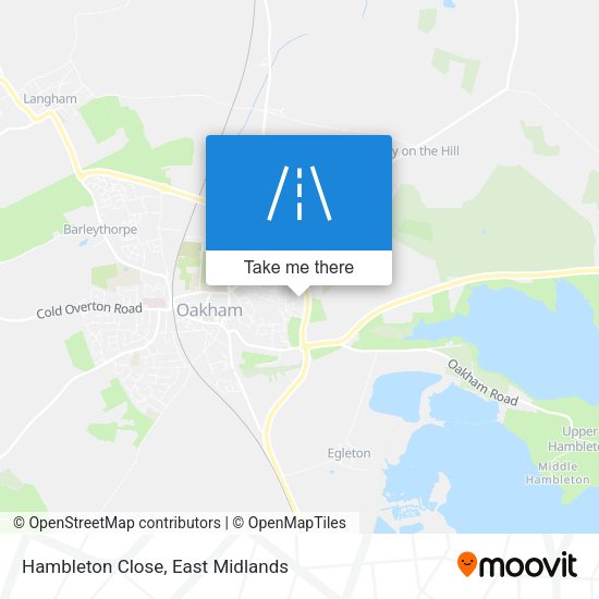 Hambleton Close map