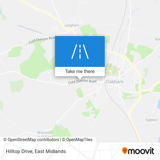 Hilltop Drive map