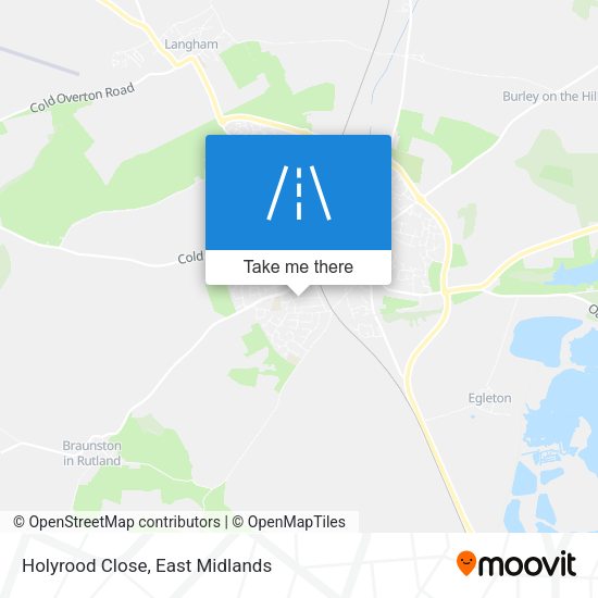 Holyrood Close map