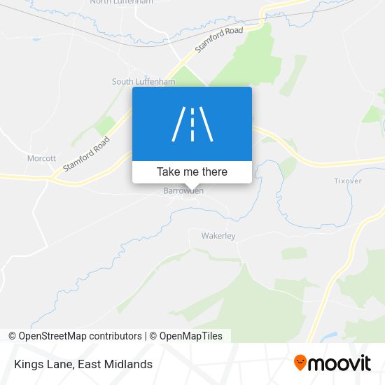 Kings Lane map