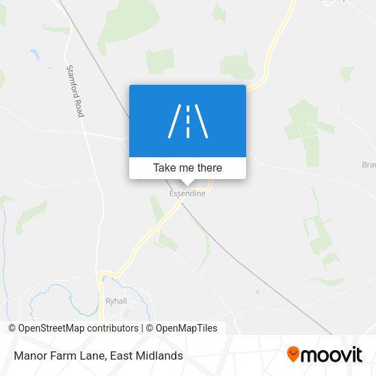 Manor Farm Lane map