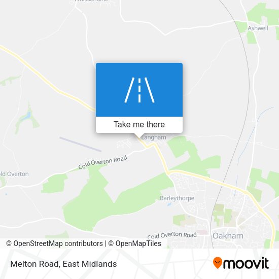 Melton Road map
