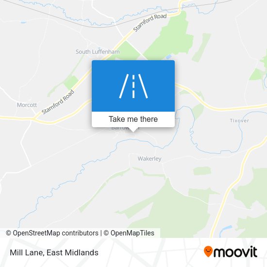 Mill Lane map