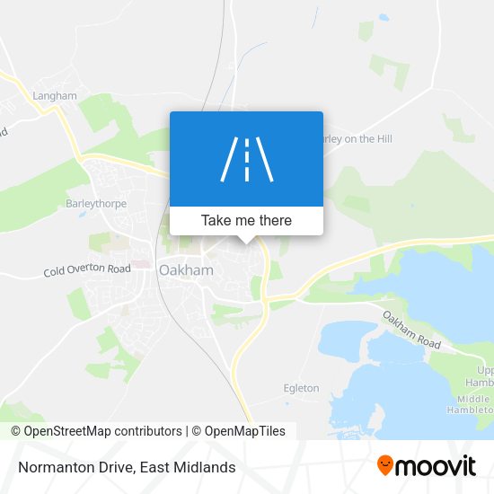 Normanton Drive map
