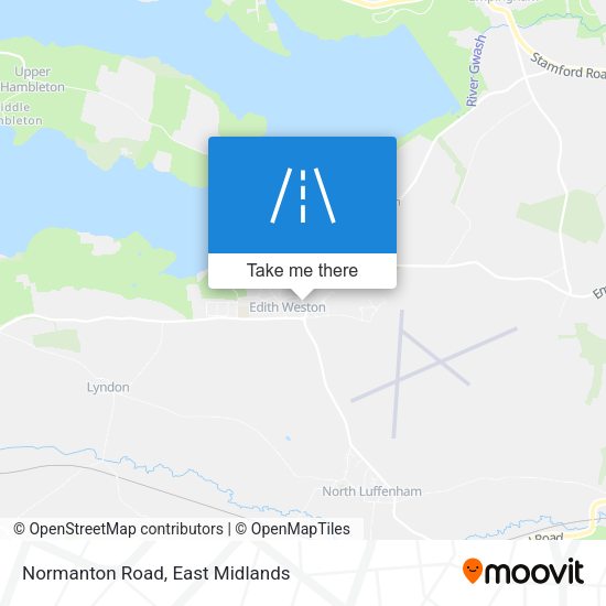 Normanton Road map