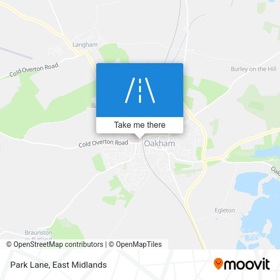 Park Lane map