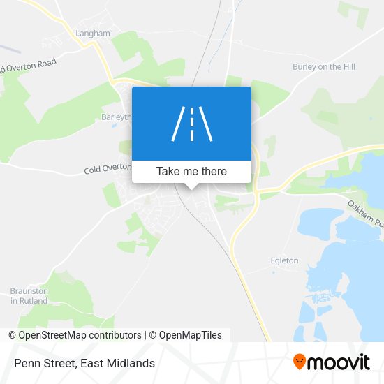 Penn Street map