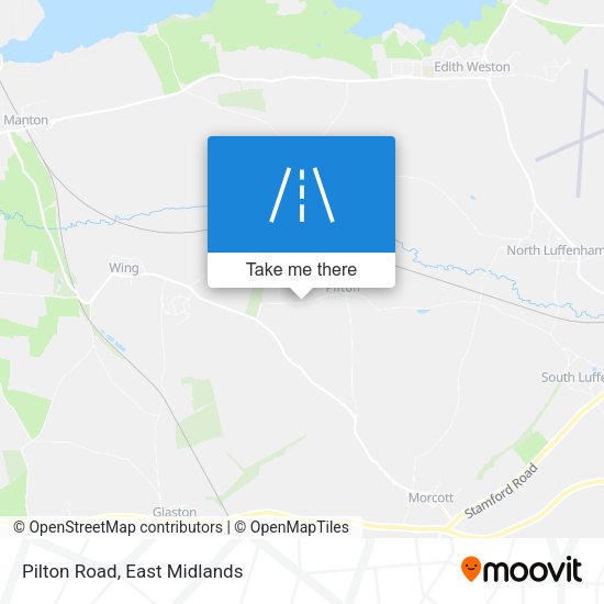Pilton Road map