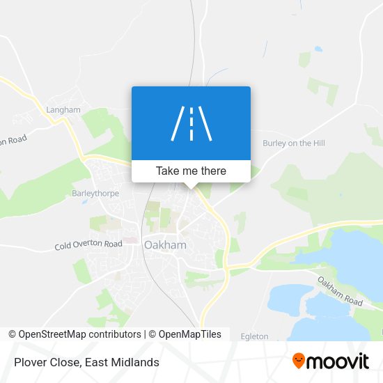 Plover Close map