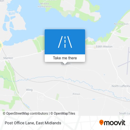 Post Office Lane map