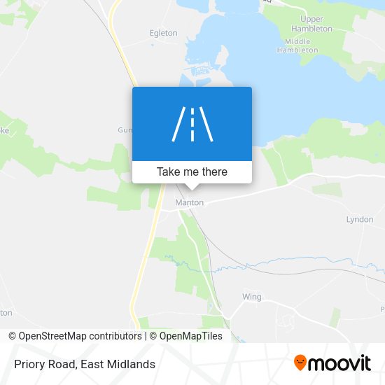 Priory Road map