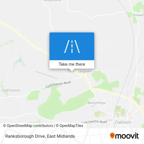 Ranksborough Drive map